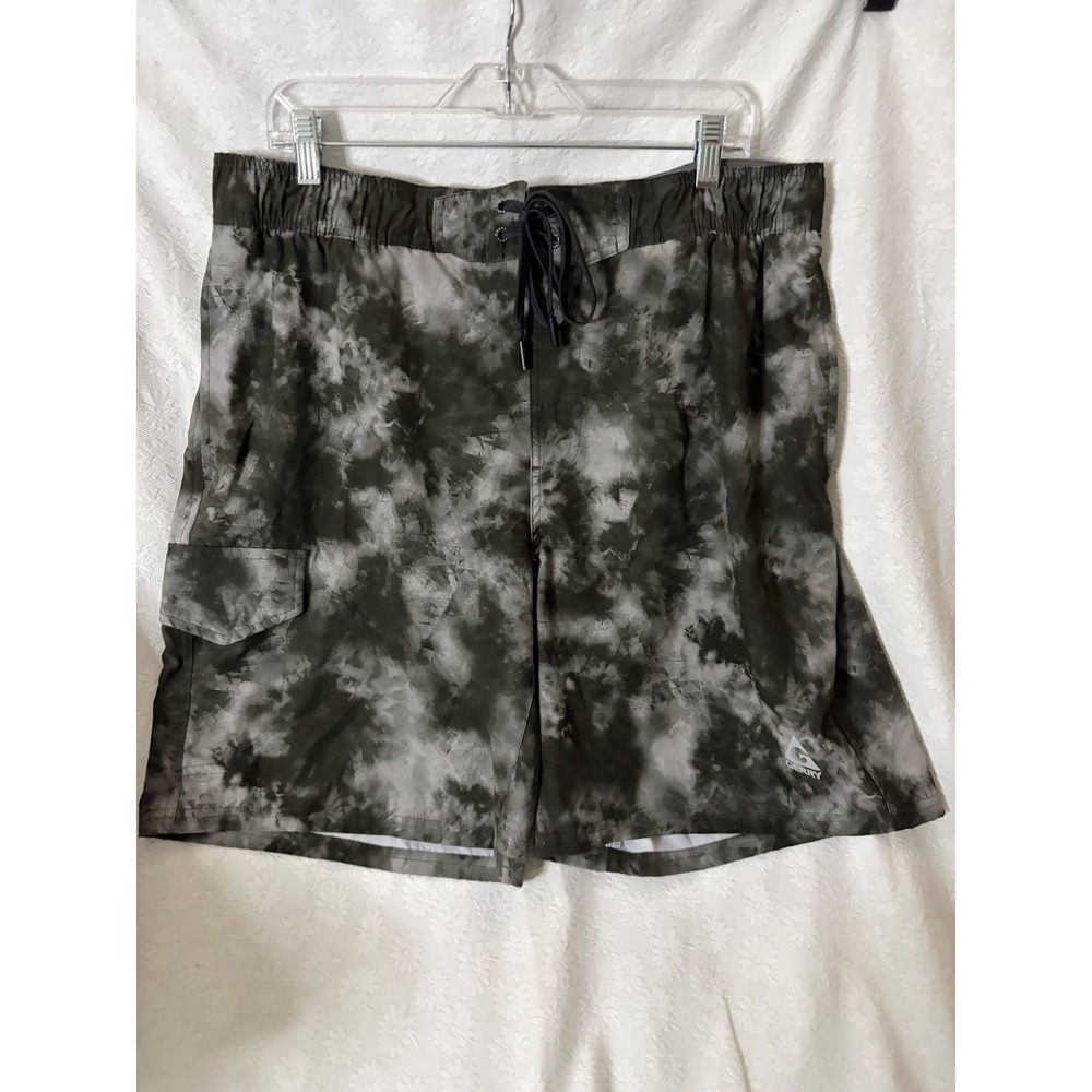 Gerry Gorpcore Modern Utility Mens XL Swim Trunks Cargo Pocket Board Shorts